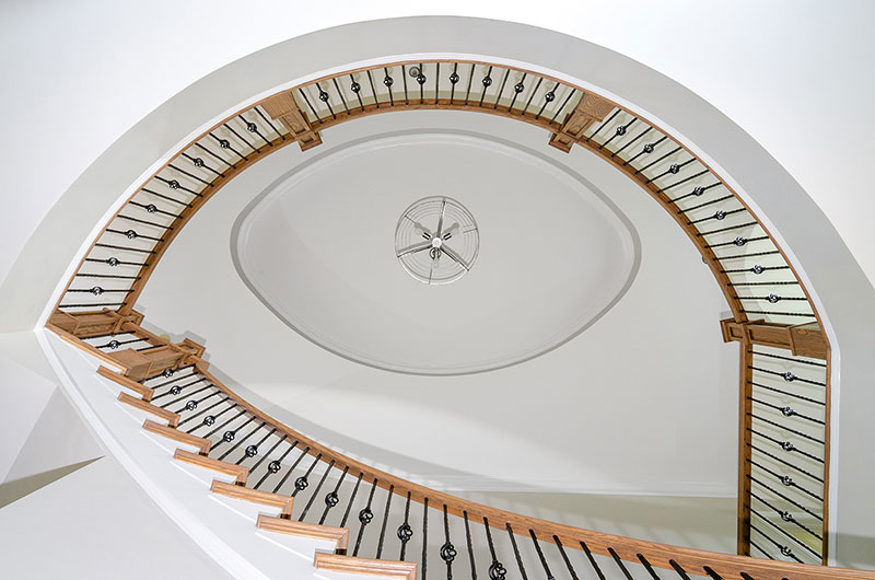 Staircase detail work